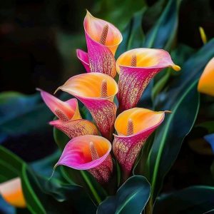 Калла Оникс купить по цене от 450р. в интернет-магазине «Посадика» с доставкой почтой в в Оленегорске и по всей России – [изображение №1].