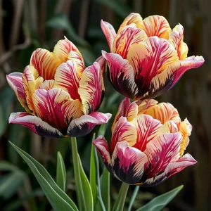 Тюльпан Роял Гарнит купить по цене от 425р. в интернет-магазине «Посадика» с доставкой почтой в в Оленегорске и по всей России – [изображение №1].