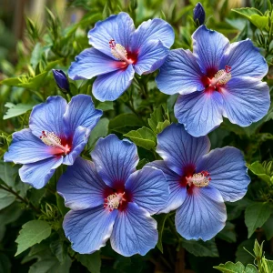 Гибискус садовый Блуминг Квин купить по цене от 259р. в интернет-магазине «Посадика» с доставкой почтой в в Оленегорске и по всей России – [изображение №1].