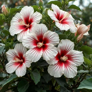 Гибискус Рэд Элеганс купить по цене от 380р. в интернет-магазине «Посадика» с доставкой почтой в в Оленегорске и по всей России – [изображение №1].