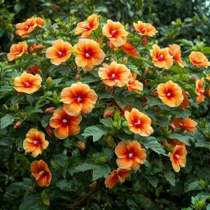 Гибискус Кристал Рэй купить по цене от 458р. в интернет-магазине «Посадика» с доставкой почтой в в Оленегорске и по всей России – [изображение №1].