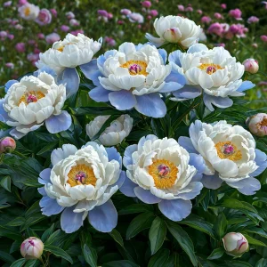 Пион Акварельный Этюд купить по цене от 806р. в интернет-магазине «Посадика» с доставкой почтой в в Оленегорске и по всей России – [изображение №1].