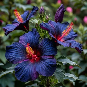 Гибискус Саншайн Кисс купить по цене от 450р. в интернет-магазине «Посадика» с доставкой почтой в в Оленегорске и по всей России – [изображение №1].