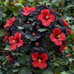 Гибискус Шиммеринг купить по цене от 720р. в интернет-магазине «Посадика» с доставкой почтой в в Оленегорске и по всей России – [изображение №1].